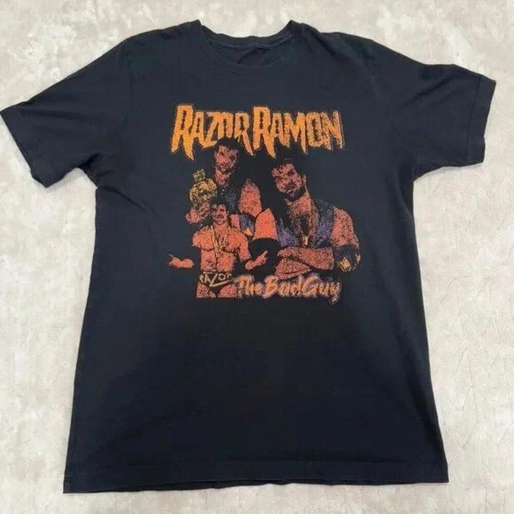 Wcw Razor Ramon The Bad Guy Retro Wrestling Graphic Unisex  T-Shirt